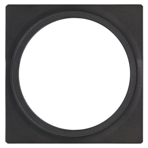 In-Lite PLATE 1 afdekplaat black geschikt voor Big Flux - Luna - Black