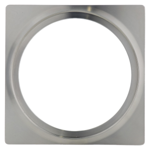 In-Lite PLATE 1 afdekplaat rvs geschikt voor Big Flux - Luna - RVS