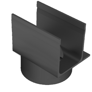 ACO Slimline onderuitloop excentrisch
