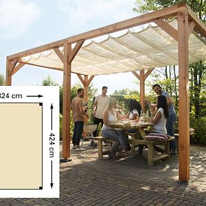 Douglas pergola houtpakket 324 x 424 cm