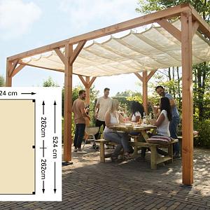 Douglas pergola houtpakket 324 x 524 cm