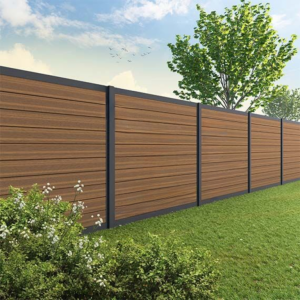 Composiet schutting | Fiberdeck teak brown