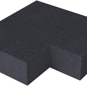 Massief hoek binnen Carbon 60/60 x 37 x 15