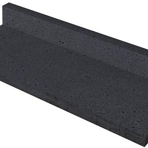 Schellevis Oud Hollandse traptrede L-element 100x40x15cm Carbon
