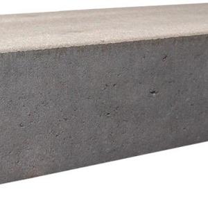 Traptrede massief 18x40x100cm Grijs