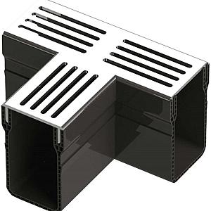 Designgoot T-stuk Aluminium