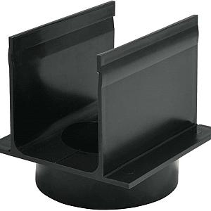 Designgoot verbindingsstuk met onderuitlaat ø 80mm