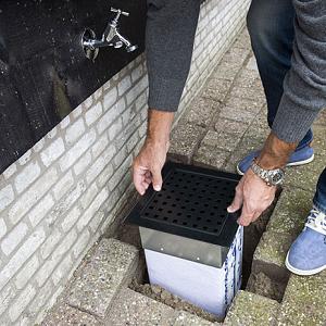 Hydroblob Infiltratie put rooster grafiet 25 x 25 x 35