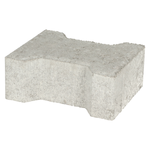 Basicstone H-verbandsteen 20x16,4/11,7x8 normaal facet grijs