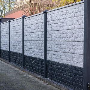 Berton©-motiefplaat smal wit/grijs romeinsmotief