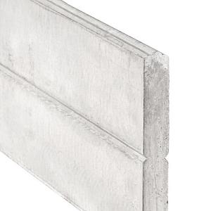 Berton©-motiefplaat smal wit/grijs blokhutprofiel
