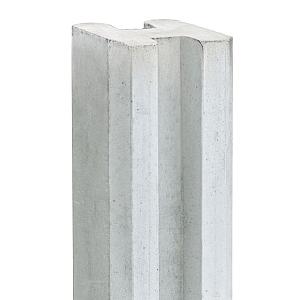 Berton©-sleufpaal Reest wit/grijs