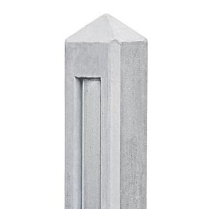 Berton©-paal Hunze wit/grijs diamantkop
