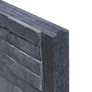 Berton©-motiefplaat smal antraciet leisteenmotief