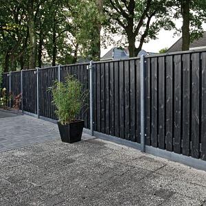 Berton©-paal IJssel antraciet diamantkop