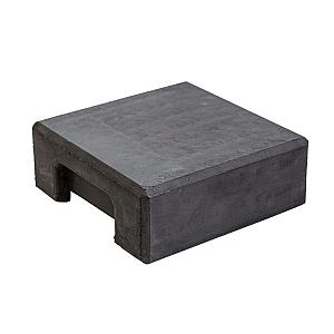 Berton©-afdekpet antraciet vlakke kop