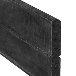 Berton©-motiefplaat smal antraciet gecoat blokhutprofiel