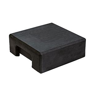 Berton© afdekpet antraciet gecoat, vlakke kop