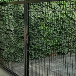 Dubbelstaafmat dubbele poort