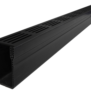 ACO Slimline Zwart Aluminium 100 cm