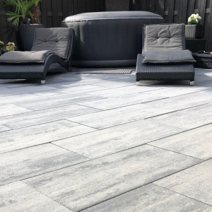 Patio Square Nero/grey | restpartij 40x80x5 cm