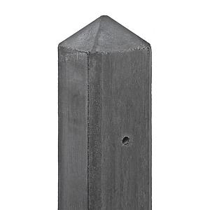 Betonpaal antraciet diamantkop