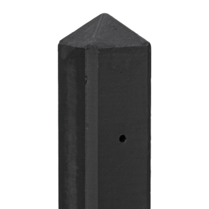 Betonpaal antraciet gecoat diamantkop