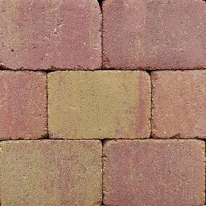 Stonique trommel 20x30x5 cm terracotta/geel