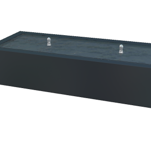Aluminium watertafel | Zwart