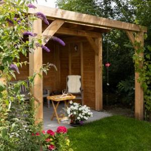Open overkapping met pergola