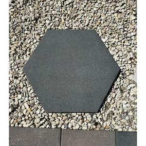 Staptegel Hexagons Ø60x52x2 Basalto