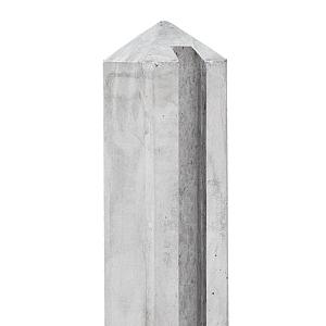 Berton©-sleufpaal Dinkel wit/grijs