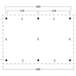 Platdak Odense XXL Samenstelling 1 Red Class Wood