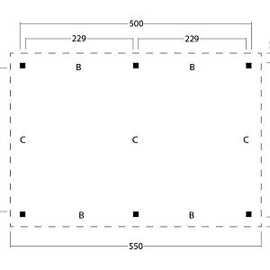 Platdak Odense XL Samenstelling 1 Red Class Wood