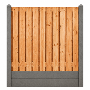 Glad antraciet ongecoat 21 planks douglas dubbele onderplaat
