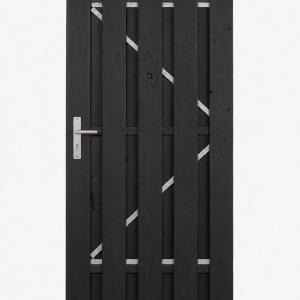Poort zwart gespoten
