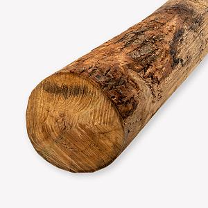 PEFC Kastanjepaal | geschild | ongep. | 20-25 cm