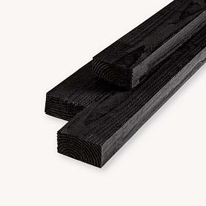 Douglas balk | zwart - RAL9005 | 5x10 cm