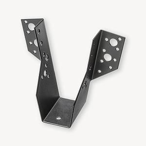 Regeldrager | zwart | 50x150 mm