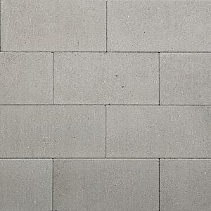 Tuintegel 20x40x5cm grijs mini facet