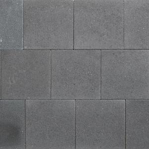 Tuintegel 30x30x5cm zwart mini facet