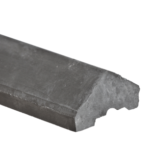 Beton-afdekkap Schie antraciet diamantkop