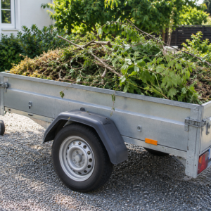 Groen storten enkelasser per kar