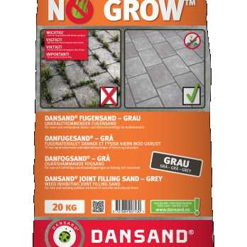 Dansand voegzand "No Grow" 20kg  Waterdoorlatend Grey