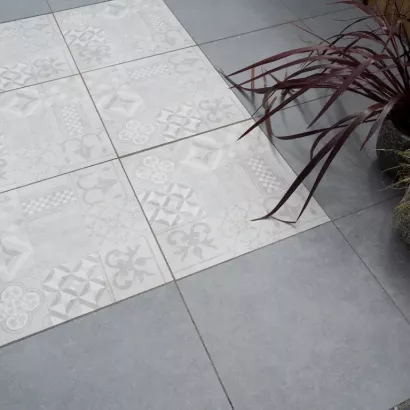 Ceranova Tera 60x60x4cm Mosaïc Silver