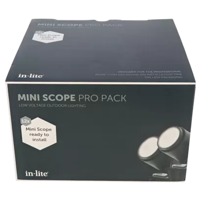 In-Lite Mini Scope Pro Pack (12 stuks) - Black