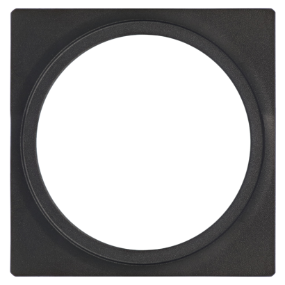 In-Lite PLATE 1 afdekplaat black geschikt voor Big Flux - Luna - Black