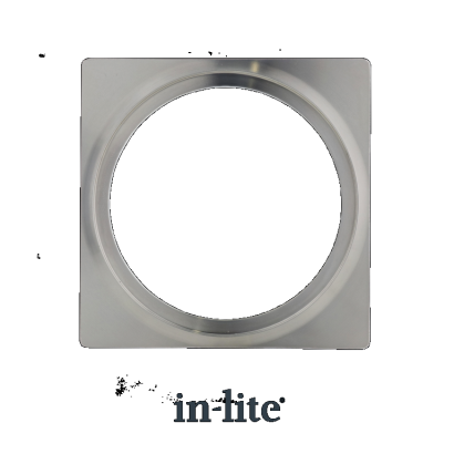 In-Lite PLATE 1 afdekplaat rvs geschikt voor Big Flux - Luna