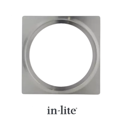 In-Lite PLATE 1 afdekplaat rvs geschikt voor Big Flux - Luna