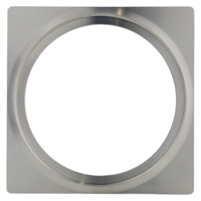 In-Lite PLATE 1 afdekplaat rvs geschikt voor Big Flux - Luna - RVS